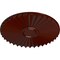 Ekena Millwork Shakuras Ceiling Medallion (For Canopies up to 5"), 19 3/4"OD x 1 3/8"P, Brushed Mahogany CM20SHBMF - alternate 4
